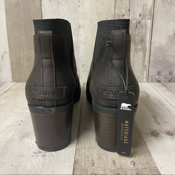 NWB Sorel Cate Lug Sole Chelsea Booties Size 11 - Picture 8 of 11